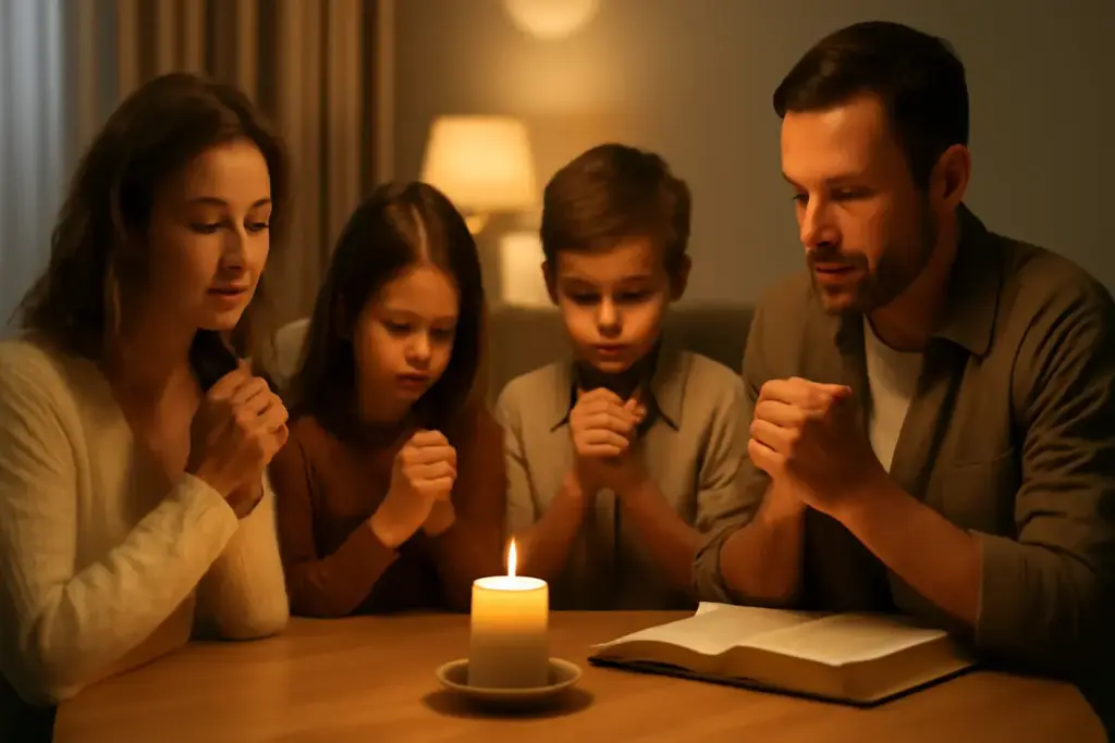 Spiritualità e famiglia: tre abitudini serali che rafforzano la vostra unione nella fede